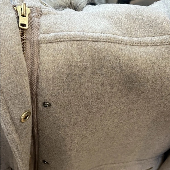 Jcrew Winter Parka Coat With Fur Hood Size 2 - Gently Worn - Picture 8 of 16